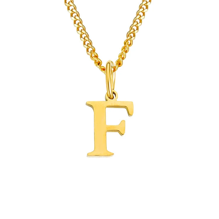26 Letters All-Match 14K RVS Ketting, een elegante en persoonlijke ketting voor elke dag, perfect voor elke outfit.