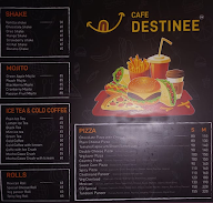 Cafe Destinee menu 1