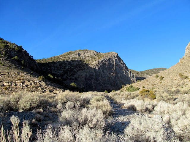 Entering the side canyon leading to Notch Peak