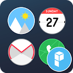 Round Icon launcher theme Apk