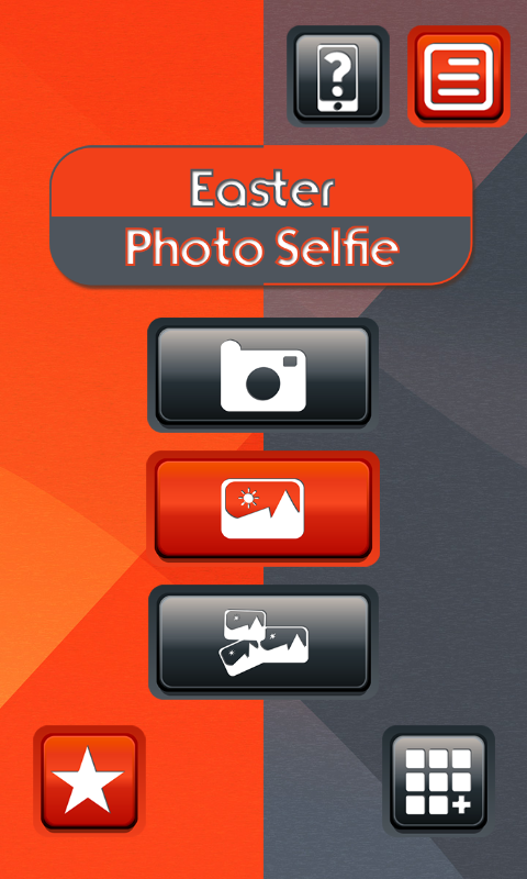 Android application Easter Photo Selfie screenshort