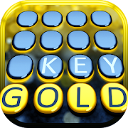 Gold Keyboards Free Fun App  Icon