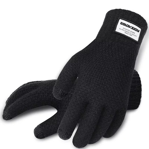 Title 3, Touch Screen Gloves Mens Autumn And Winter Kni...