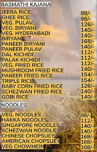 Manasa Cafe menu 7