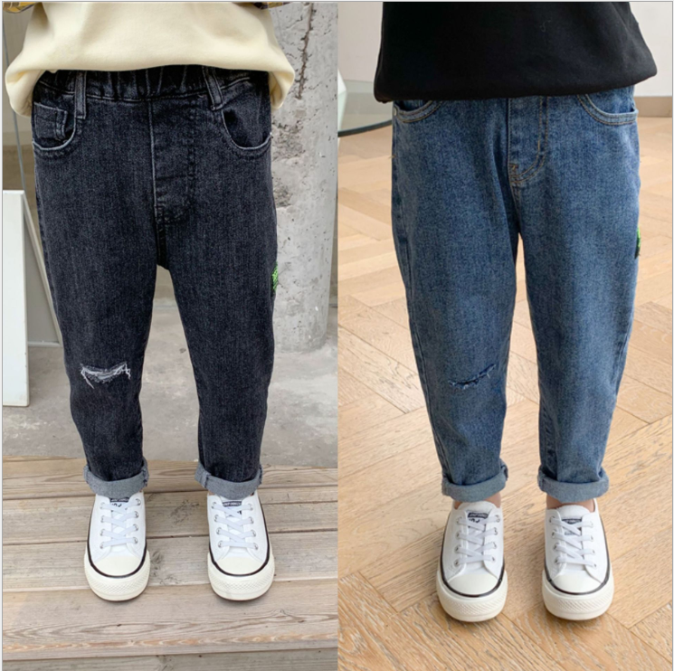 Title 4, Xiaojiejia jongensbroek herfstkinderjeans Korea...