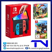 Máy Nintendo Switch Oled New Model + Bộ Game Ring Fit Adventure - Bảo Hành 12 Tháng