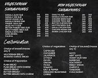 Subwich menu 1