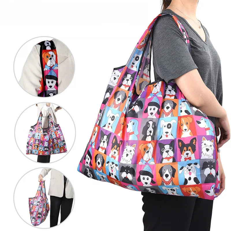Wodoodporna Torba Ochrony Środowiska na Zakupy do Supermarketu Tote Bag Wytrzymała, Wielorazowa, Eko-friendly na Codzienne Zakupy