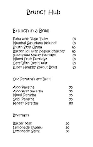 Brunch Hub menu 1