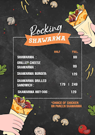 Rocking Shawarma menu 1