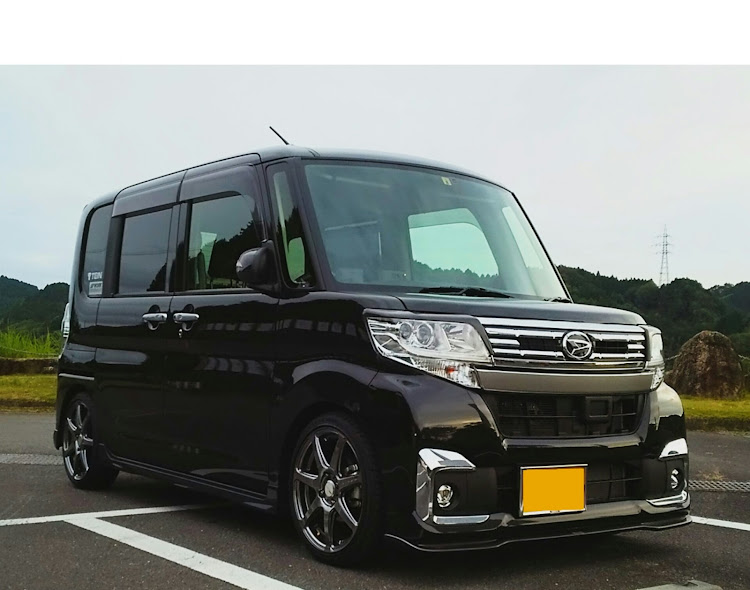タントカスタムのコロナウイルスに負けるな・ちょっと息抜き・テイン車高調・限界まで下げてみました😃に関するカスタム事例の投稿画像3枚目