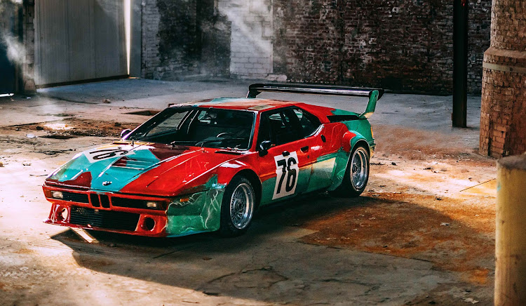 Andy Warhol’s design for the BMW M1 Procar.