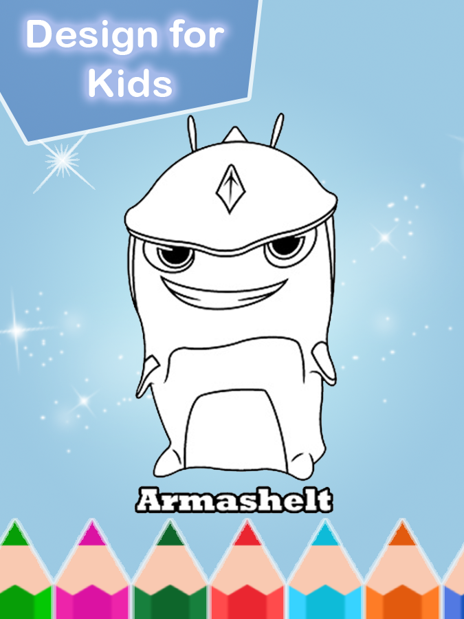 Coloring Game for Slugterra Screen 1