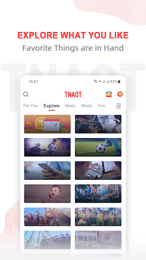 Screenshot TNAOT - Khmer Content Platform