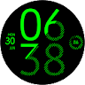 OLED Green Watch Face Wear OS icon