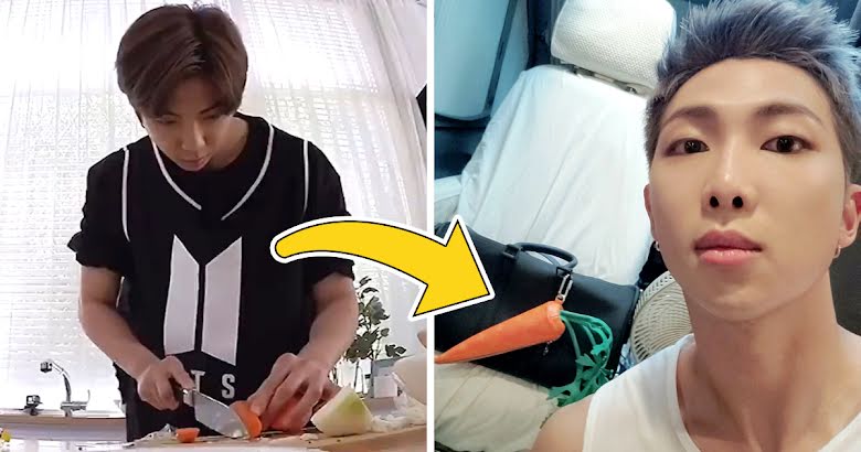 BTS's RM Went From Failing At Cutting Carrots To Getting His Own