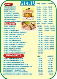 The American Wheel menu 5