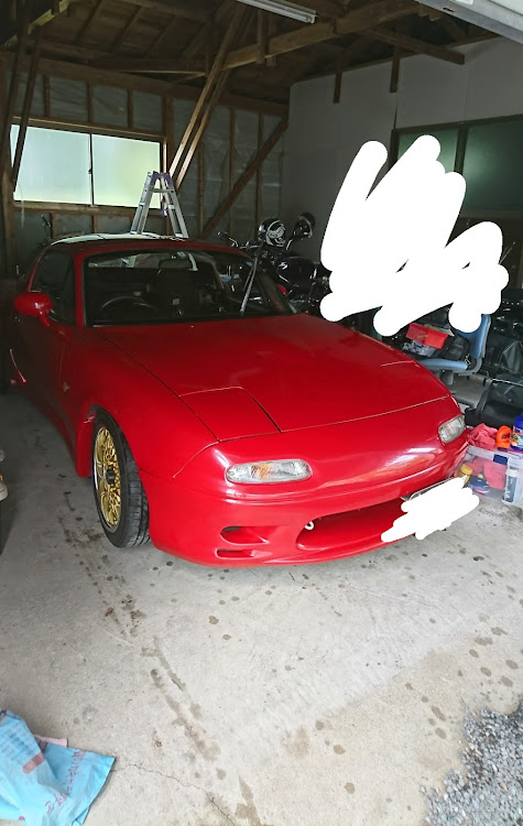 ロードスターのレッドメモリー・洗車・火山灰のため避難に関するカスタム事例の投稿画像1枚目