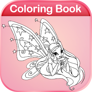 Coloring Book for Winx-Party logo