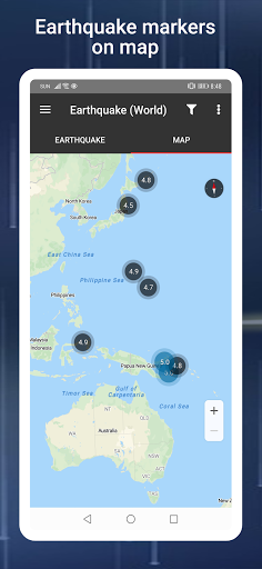 Screenshot PH Weather And Earthquakes