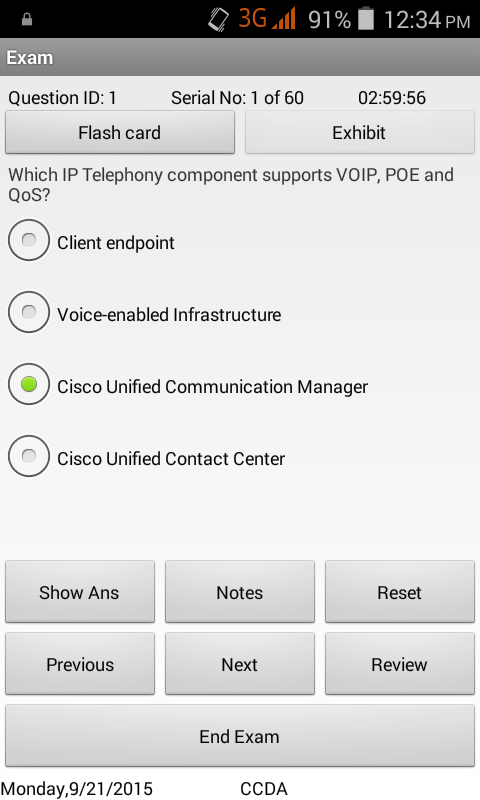CCDA Practice Exams Android App