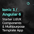 Ionic 3 UI/UX Components & Multipurpose Theme App0.0.1