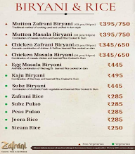 Zafrani Restaurant menu 8