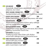 The Spot, Pondicherry menu 4