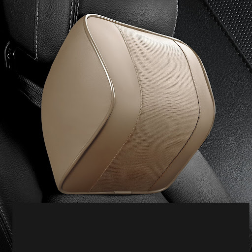 Title 12, Car Neck Pillow with Memory Foam and Lumbar Sup...