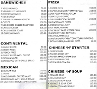 The Front Page menu 3