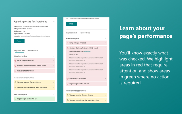 Page diagnostics for SharePoint Preview image 2