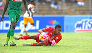 Goalkeeper Olwethu Mzimela of AmaZulu, here in action for the side's MDC team,  made a name for himself when he won player of the tournament accolade at last year's Engine Knockout Challenge./Sydney Mahlangu / BackpagePix