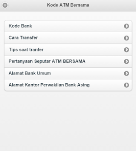 Kode Bank ATM Bersama Screenshots 2