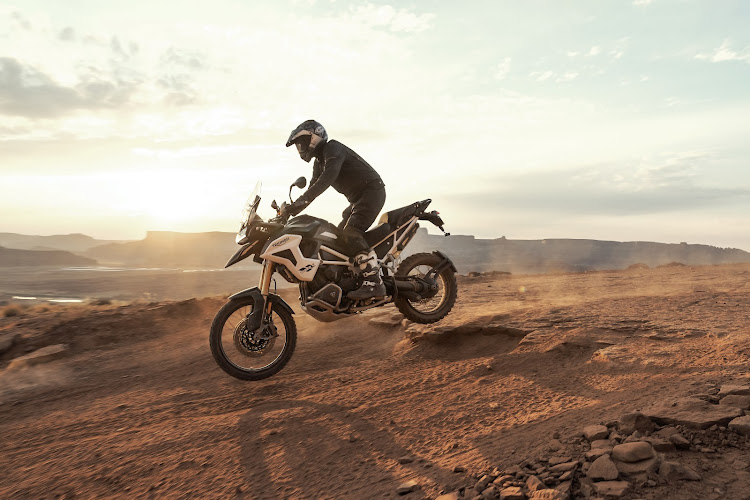 Triumph’s new 1200 claims class leading handling both on and off road. Picture: SUPPLIED