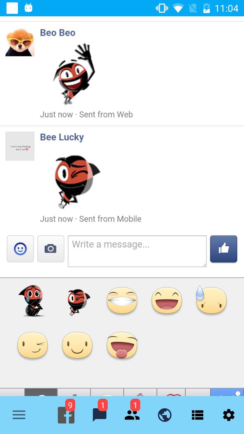 Mini Messenger Screen 2