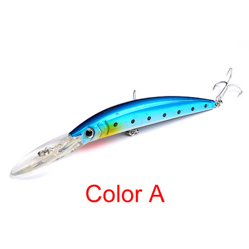 Title 2, PRO BEROS Classic Minnow Bait 17cm 27g Hard Pla...