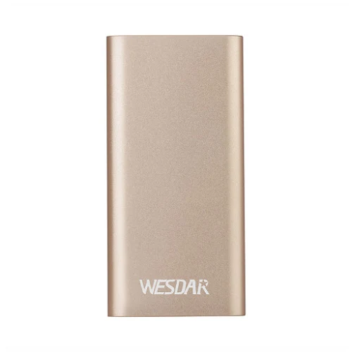 Pin sạc dự phòng Wesdar S21 8000mAh (Vàng) - Hàng trưng bày