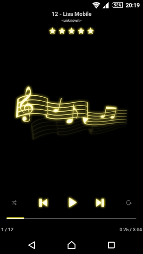 mMusic Skin Neon Canary