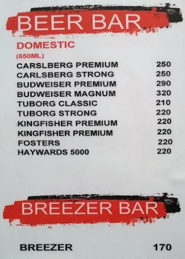 Badsha Restaurant menu 