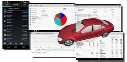 Car-costs and fuel log Screenshot