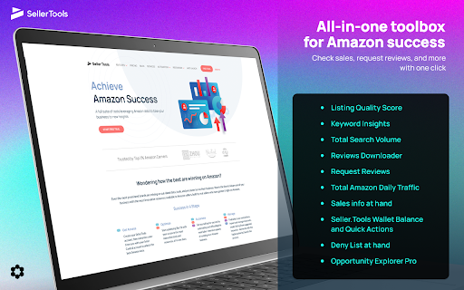 SellerTools Amazon Product & Keyword Research