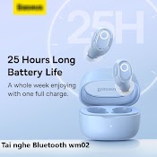 Tai Nghe Bluetooth 5.3 Baseus Wm02 / Baseus Wm01/ Baseus W3 Tws Chống Ồn Dùng Cho Tất Cả Smartphone