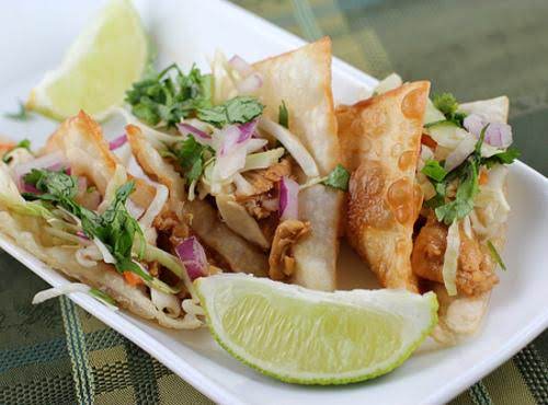 Wonton Tacos Just A Pinch Recipes