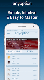 Binary Options - anyoption Screenshot