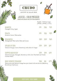 Crudo Juicery & Salad Bar menu 8