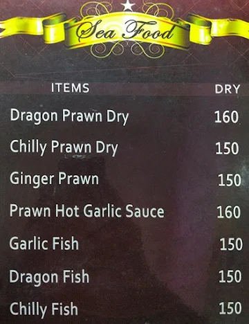 Zahoor Briyani & Fast Food Centre menu 