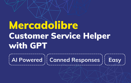 Mercadolivre Customer Service Helper with GPT small promo image