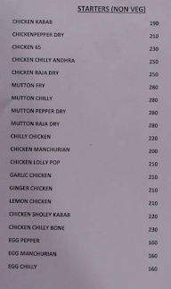 Greens Bar and Restaurant menu 4