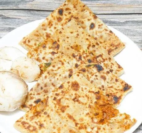 Mushroom Cheese Paratha