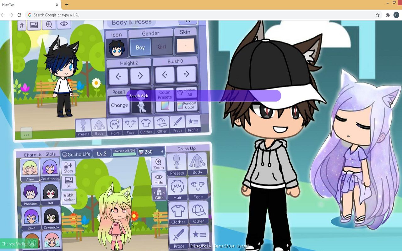 Gacha Life New Tab Preview image 1